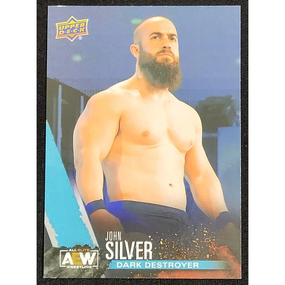 2021 UPPER DECK AEW JOHN‎ SILVER FINISHER SP INSERT